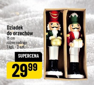 Dziadek do orzechów 15 cm różne rodzaje promocja w POLOmarket