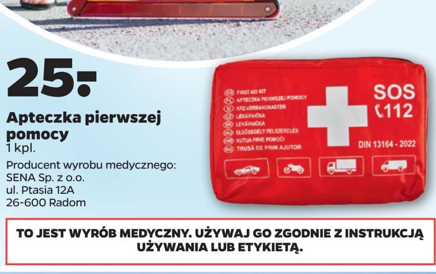 Apteczka pierwszej pomocy Sena promocja