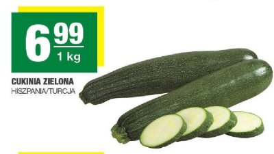 Cukinia zielona Hiszpania/Turcja promocja w SPAR