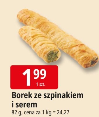 Borek ze szpinakiem i serem promocja w Leclerc