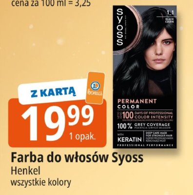 Farba do włosów Syoss Henkel promocja w Leclerc