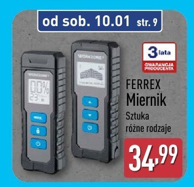 Miernik sztuka różne rodzaje promocja w Aldi