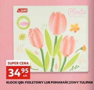 Klocki tulipany Qbi promocja