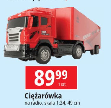 Ciężarówka na radio 49 cm promocja w Leclerc