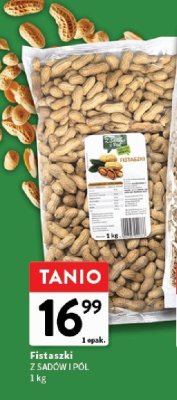 Fistaszki Z SADÓW I PÓL promocja w Intermarche