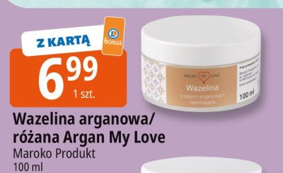 Wazelina arganowa/różana Argan My Love Maroko Produkt promocja w Leclerc