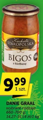 Danie Graal Bigos wybrane rodzaje promocja w Groszek