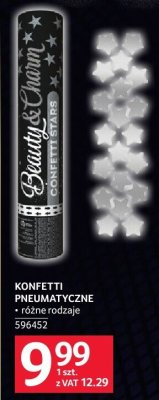 Konfetti pneumatyczne różne rodzaje promocja w Selgros