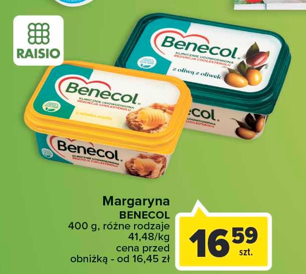Margaryna Benecol raisio promocja