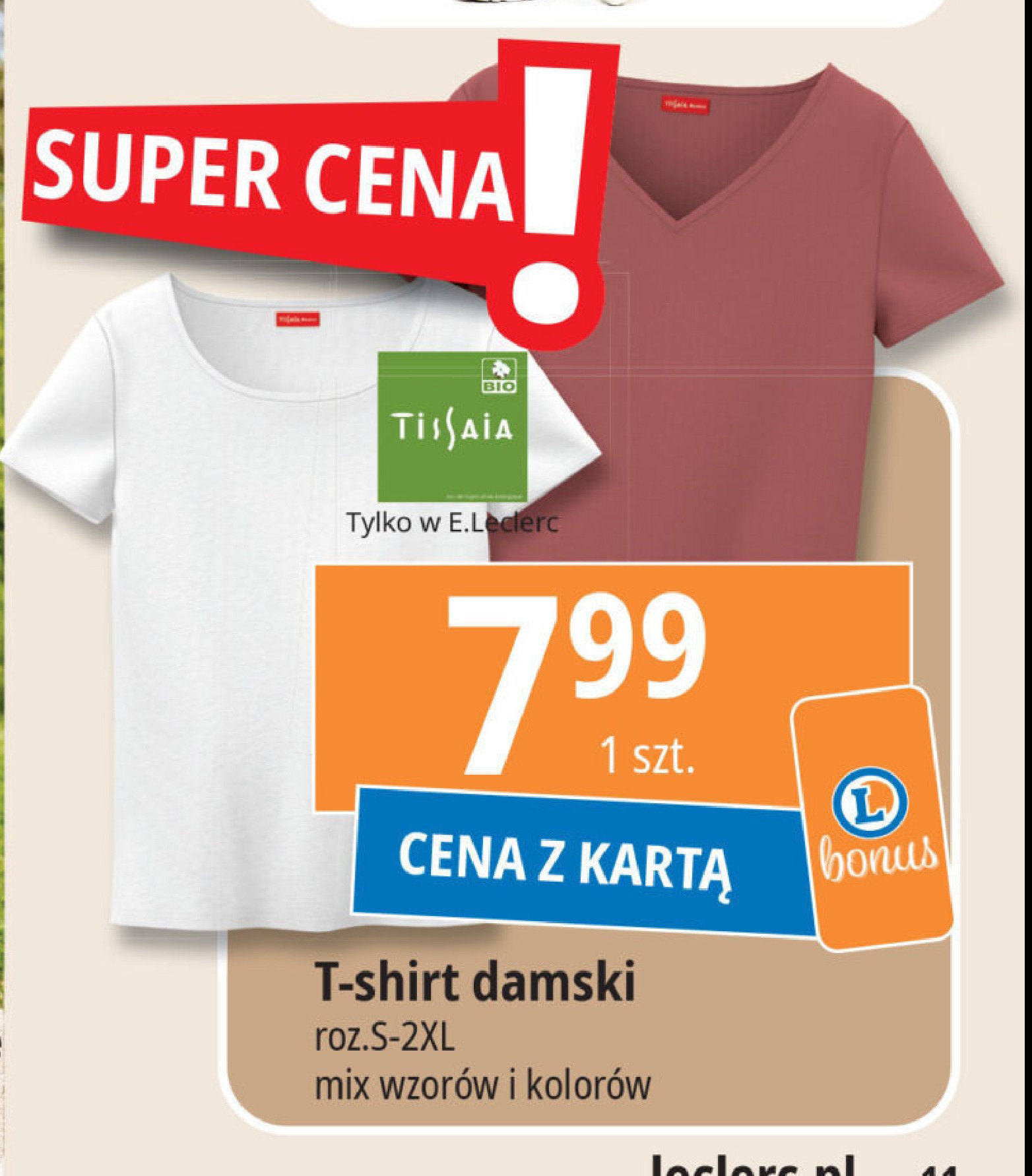 T-shirt damski s-2xl Tissaia promocja