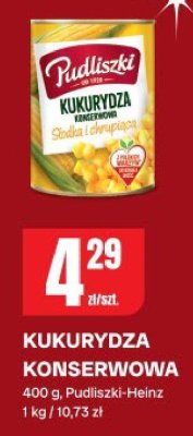 Kukurydza konserwowa Pudliszki-Heinz promocja w Chorten
