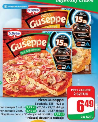 Pizza Guseppe szynka & pieczarki promocja w Dino