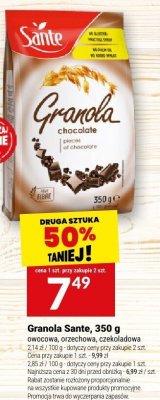 Granola Sante, 350 g owocowa, orzechowa, czekoladowa promocja w Twój Market