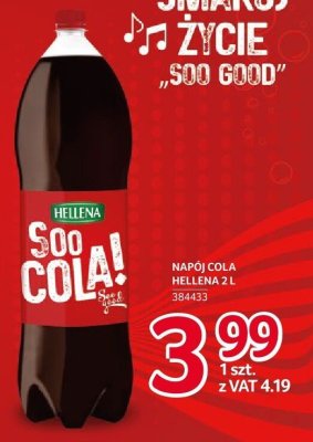 Napój Cola Hellena 2L promocja w Selgros