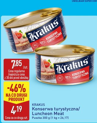 Konserwa turystyczna promocja w Aldi