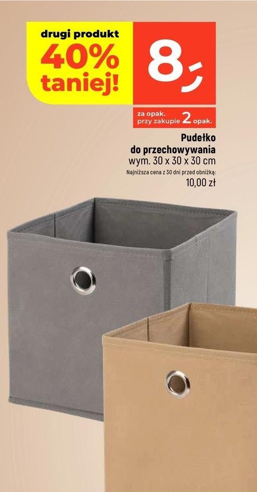 Pudełko 30 x 30 x 30 cm promocja