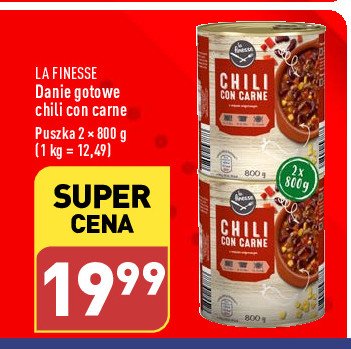 Chili con carne La finesse promocja
