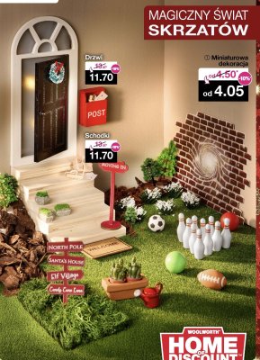 Drzwi miniaturowe dekoracyjne promocja w Woolworth