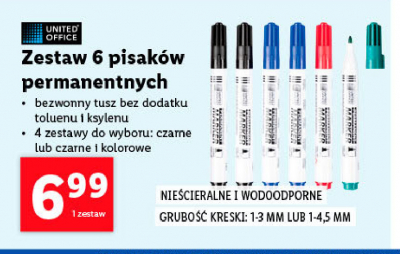 Markery permanentne czarne i kolorowe promocja