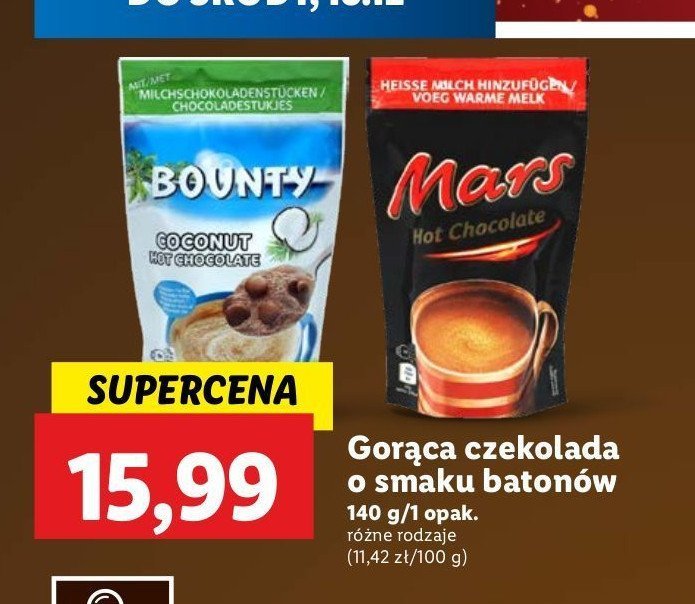 Napój czekoladowy w proszku Mars promocja