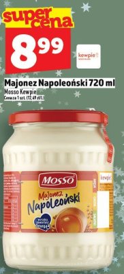 Majonez Napoleoński Mosso Kewpie 720ml promocja w TOPAZ