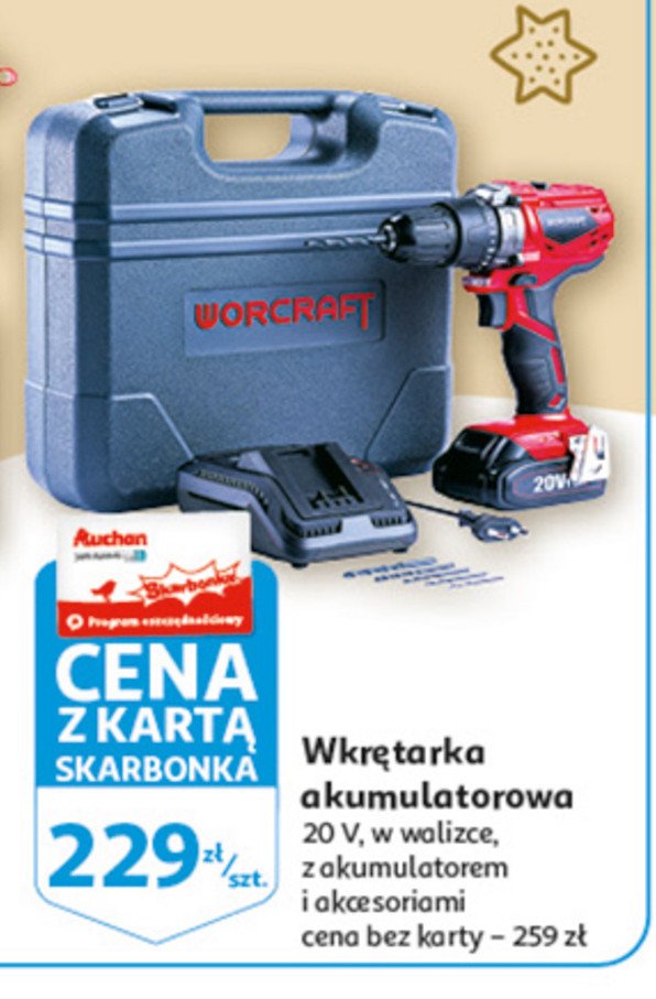 Wkrętarka akumulatorowa 20 v promocja w Lidl