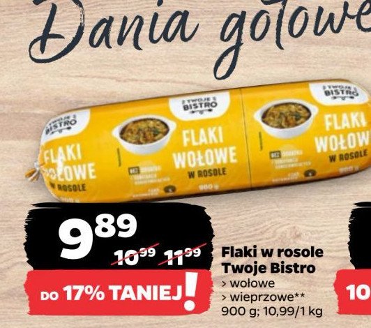 Flaki wieprzowe w rosole TWOJE BISTRO promocja