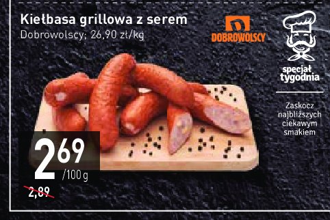 Kie艂basa grillowa z serem Dobrowolscy promocja