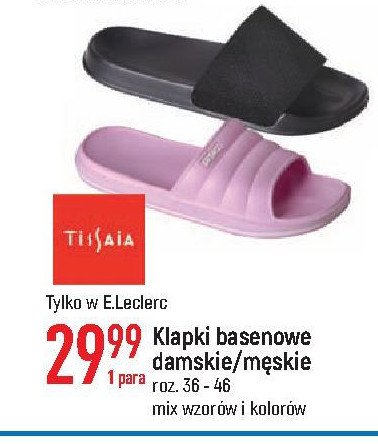 Klapki basenowe damskie Tissaia promocja