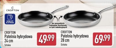 Patelnia hybrydowa CROFTON 24 cm promocja w Aldi