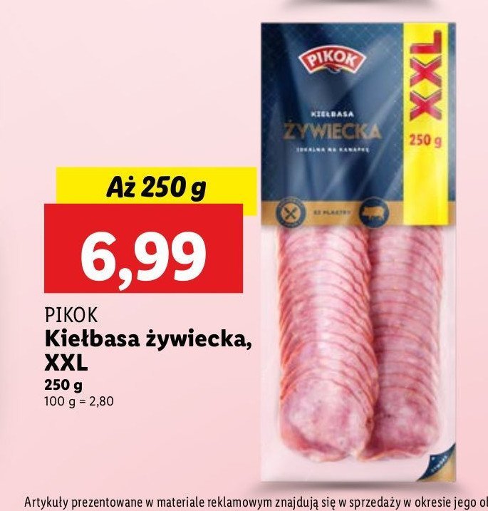 Kiełbasa zywiecka Pikok promocja