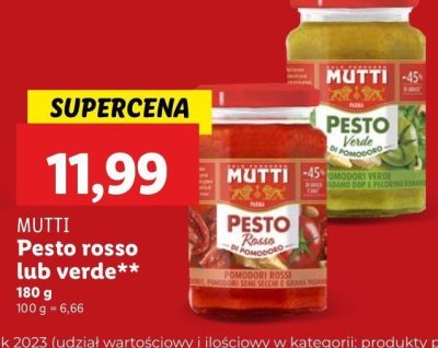 Pesto rosso Mutti promocja