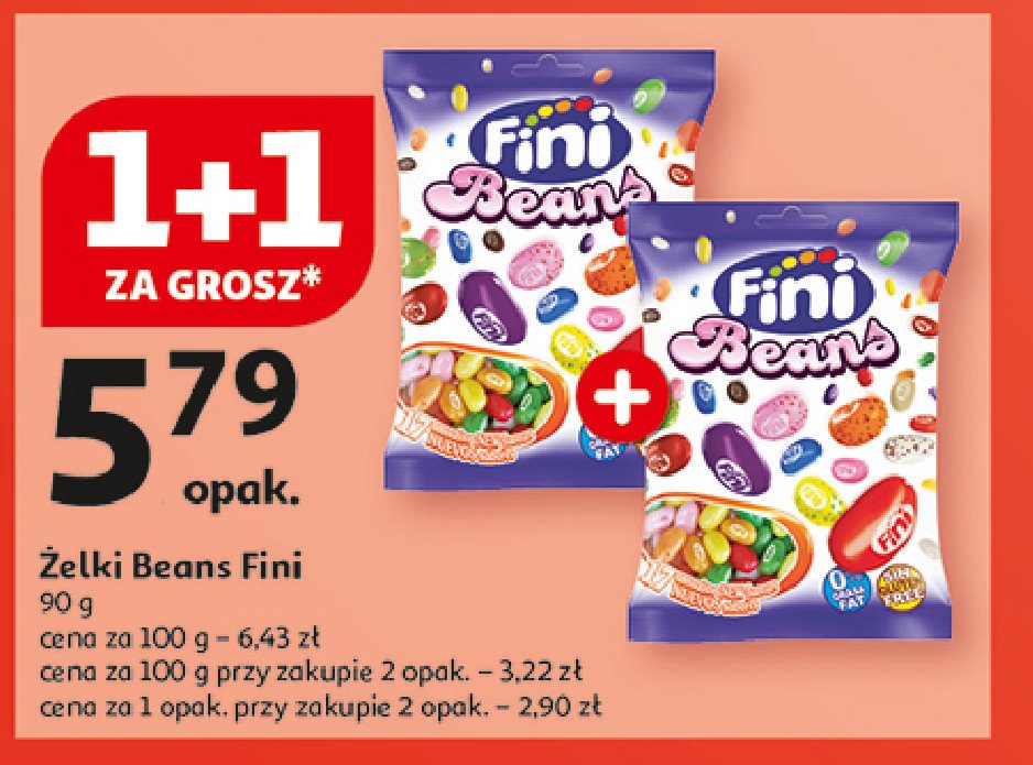 Żelki o smaku owocowym FINI BEANS promocja