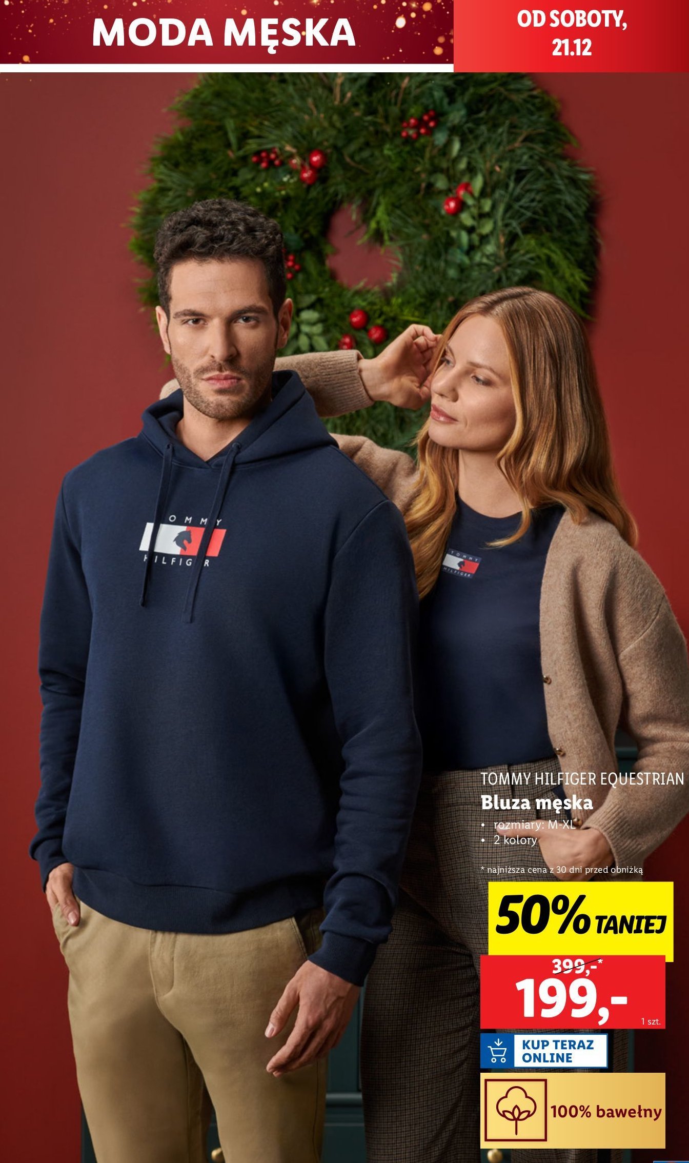 Bluza męska m-xl TOMMY HILFIGER promocja