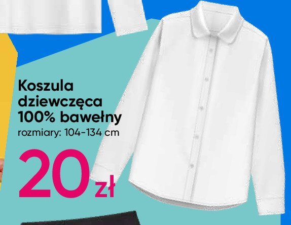 Koszula dziewczęca 104-134 cm promocja