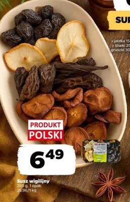 Susz wigilijny promocja w Netto