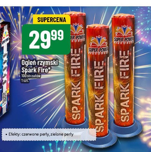 Ogień rzymski spark fire SUPER POWER promocja