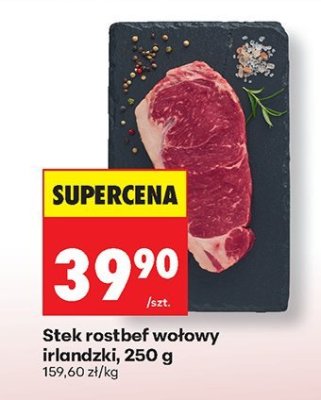 Stek rostbef wołowy irlandzki, 250 g promocja w Biedronka