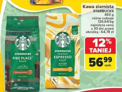 Kawa ziarnista promocja w Carrefour