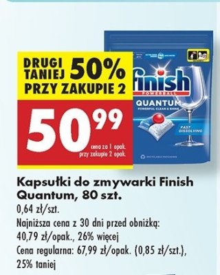 Tabletki do zmywarek Finish quantum promocja