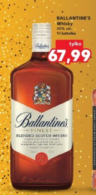 Whisky 40% alk. promocja w Kaufland