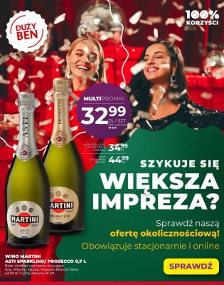 Wino Martini Asti Sparkling 0,7 L promocja w Duży Ben