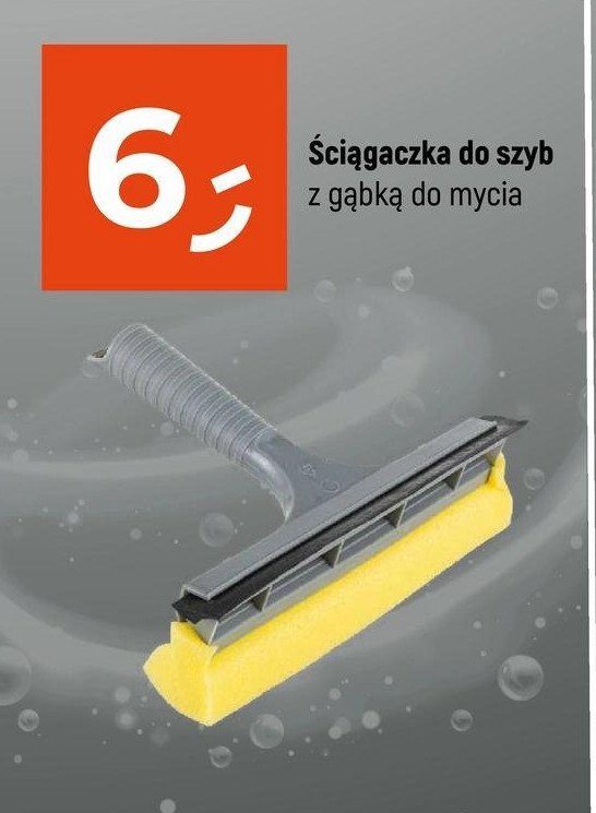 Ściągaczka do szyb z gąbką promocja w Dealz