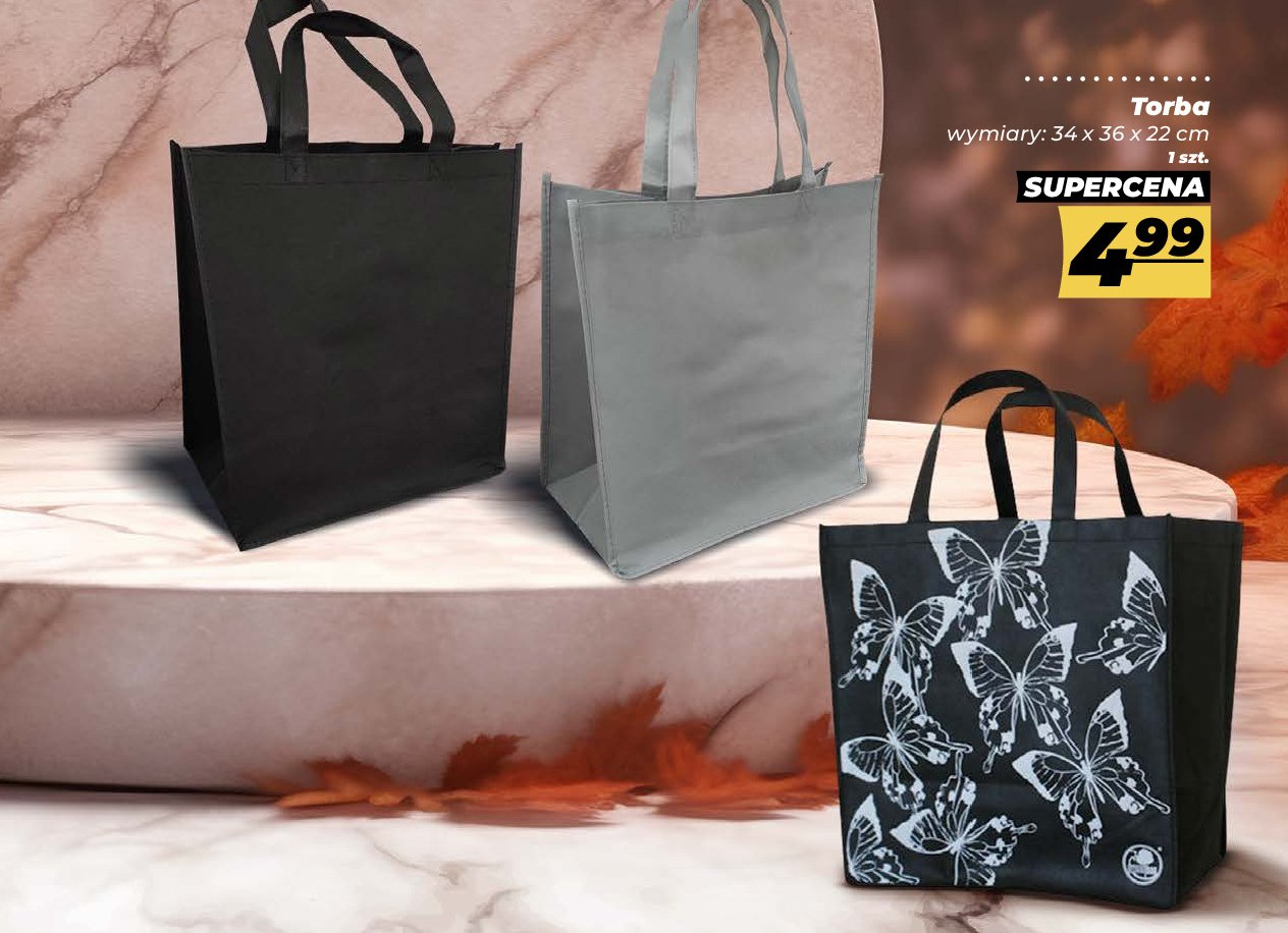 Torba zakupowa 34 x 36 x 22 cm promocja