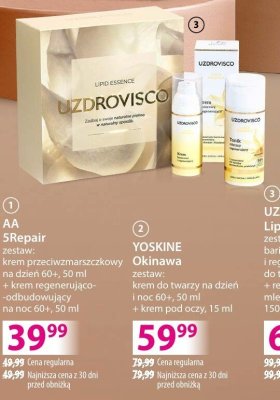 Zestaw kosmetyczny UZDROVISCO Lipid Essence promocja w Hebe