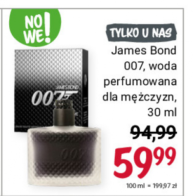 Woda kolo艅ska James bond 007 cologne promocja