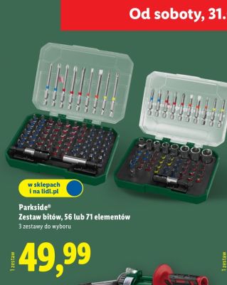 Zestaw bitów 56 lub 71 elementów promocja w Lidl
