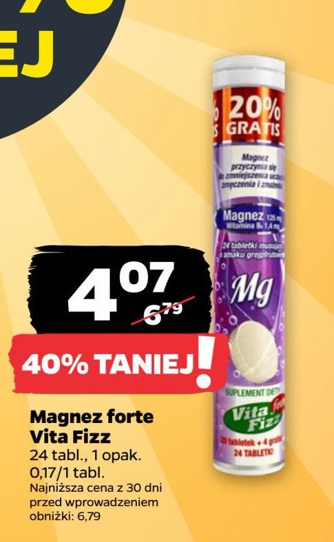 Tabletki magnez forte VITA PLUSS promocja