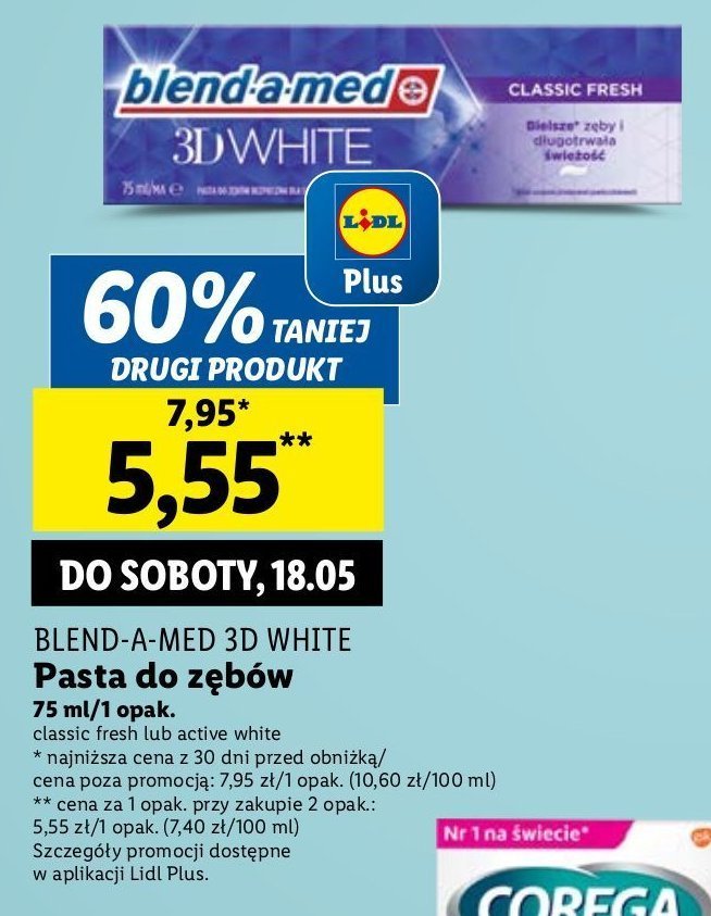 Pasta do zębów delicate white Blend-a-med 3d white promocja