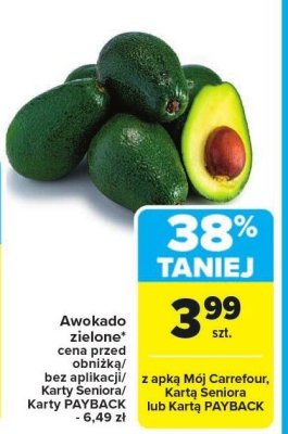 Awokado promocja w Carrefour